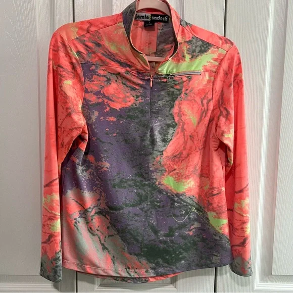 Jamie Sadock Designer Long Sleeve Athletic Too Size Small - Picture 7 of 8